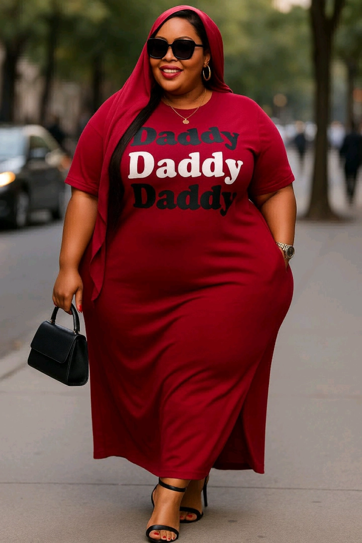 Plus-size "Daddy Daddy" Maxi Dresses thumbnail 3