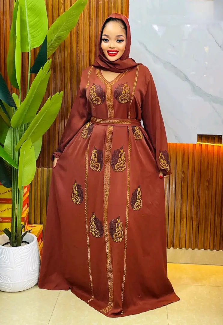 Abaya Dress Leopard Print thumbnail 3