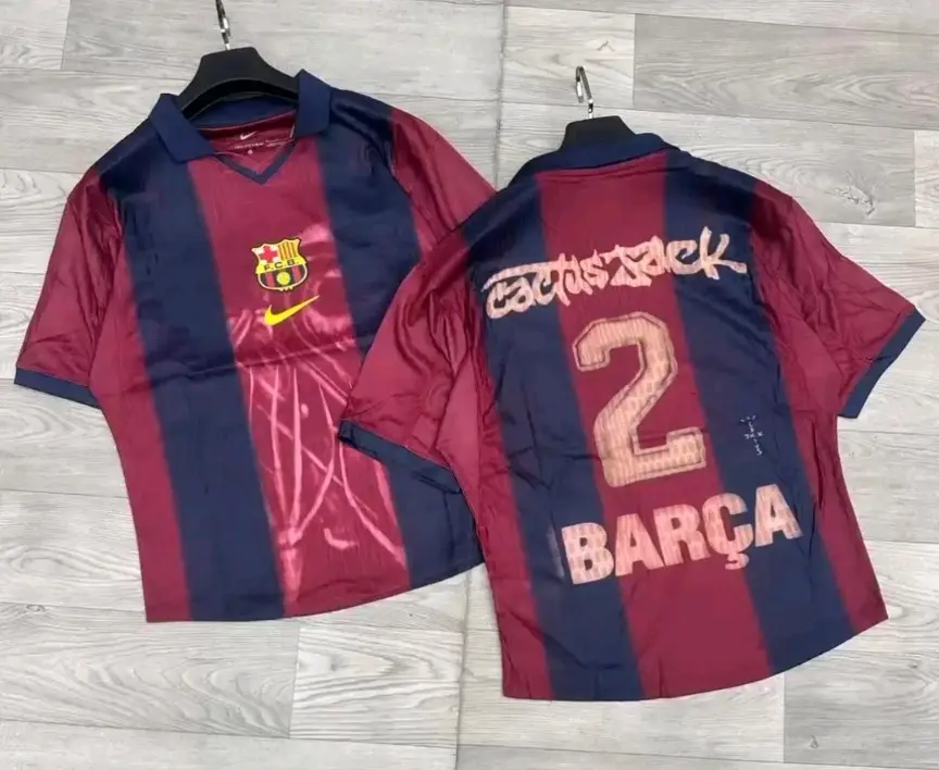 Vintage FC Barcelona Cactus Jack Jersey