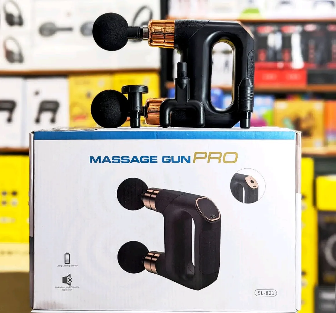 MASSAGE GUN PRO SL-821 Dual-Head Deep Tissue Massager