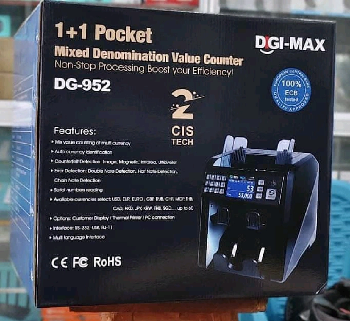 DIGI-MAX DG-952 Mixed Denomination Value Counter