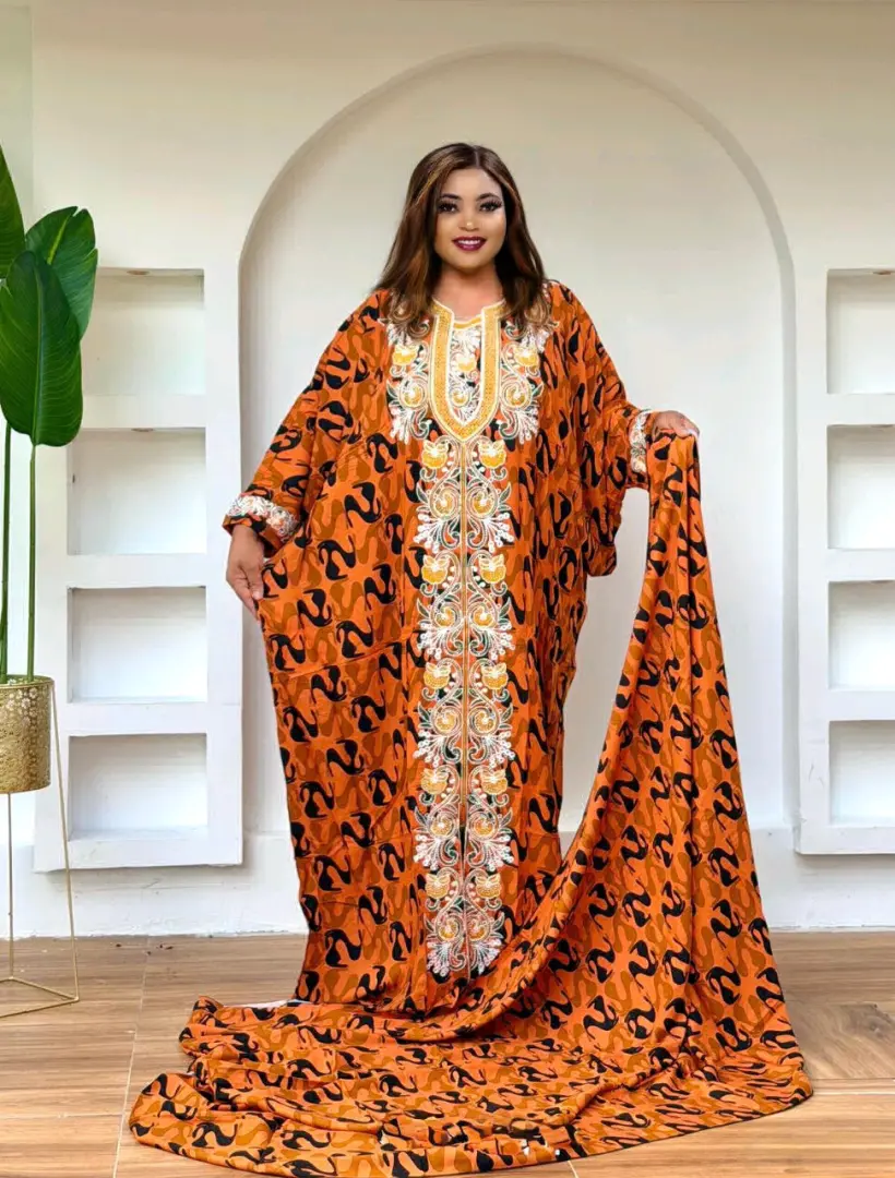 New Embroidered Kaftan Dress thumbnail 2