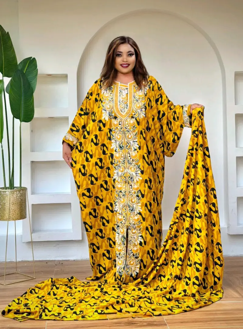 New Embroidered Kaftan Dress thumbnail 3