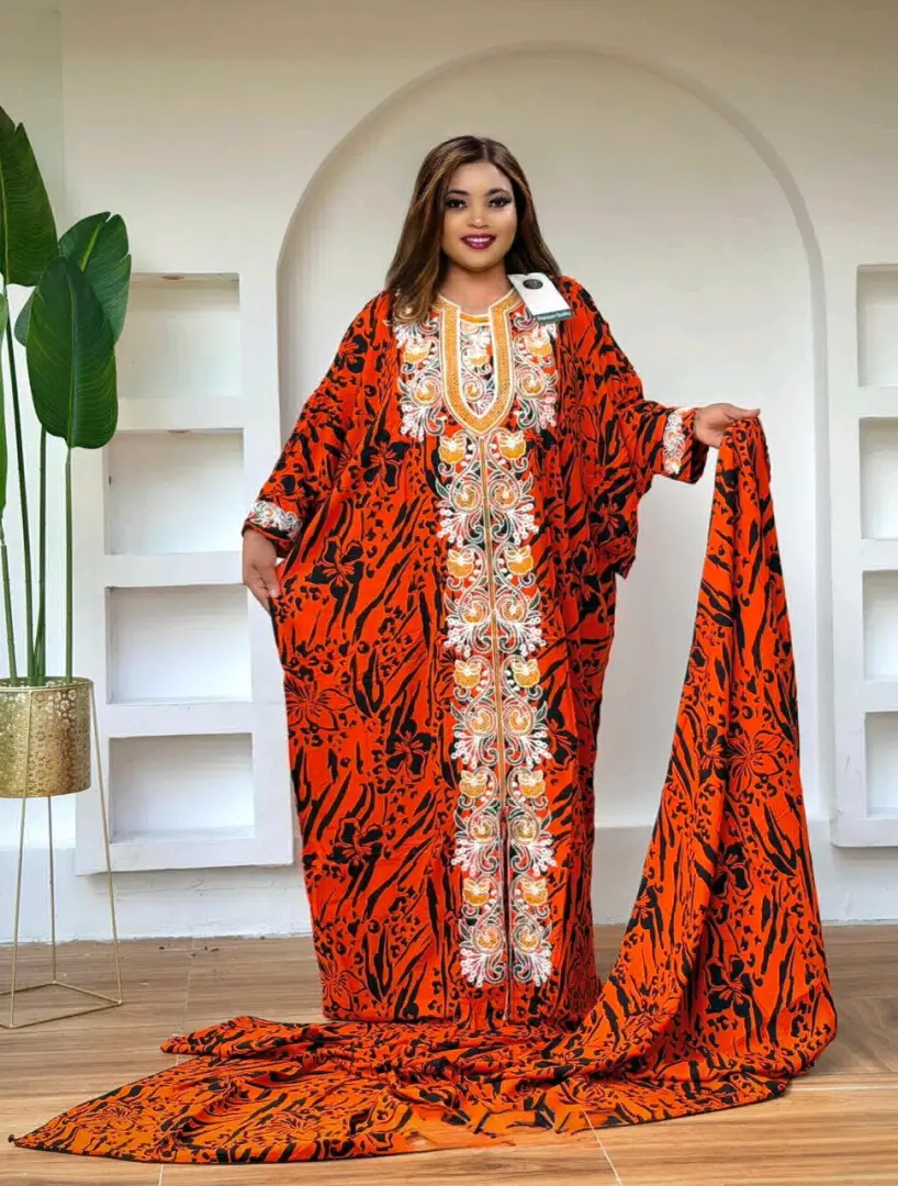 New Embroidered Kaftan Dress thumbnail 5