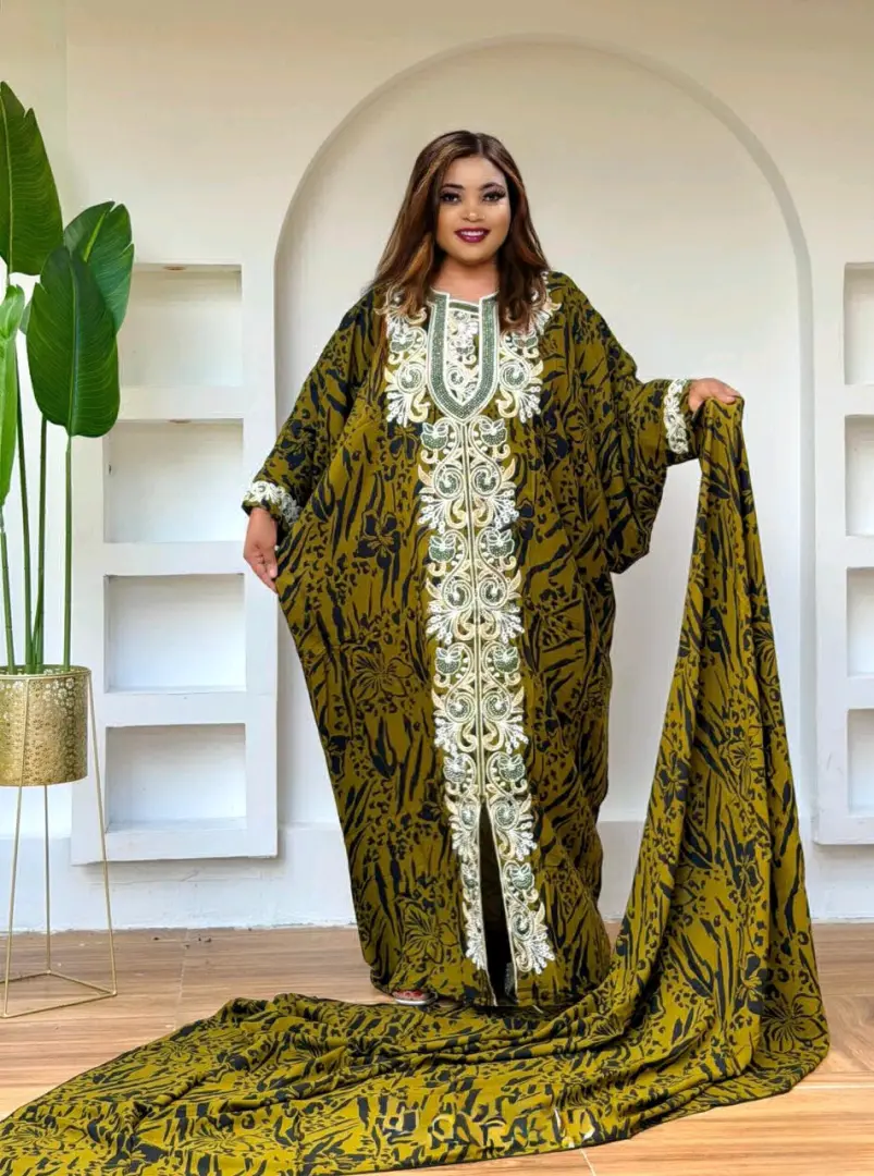 New Embroidered Kaftan Dress thumbnail 6