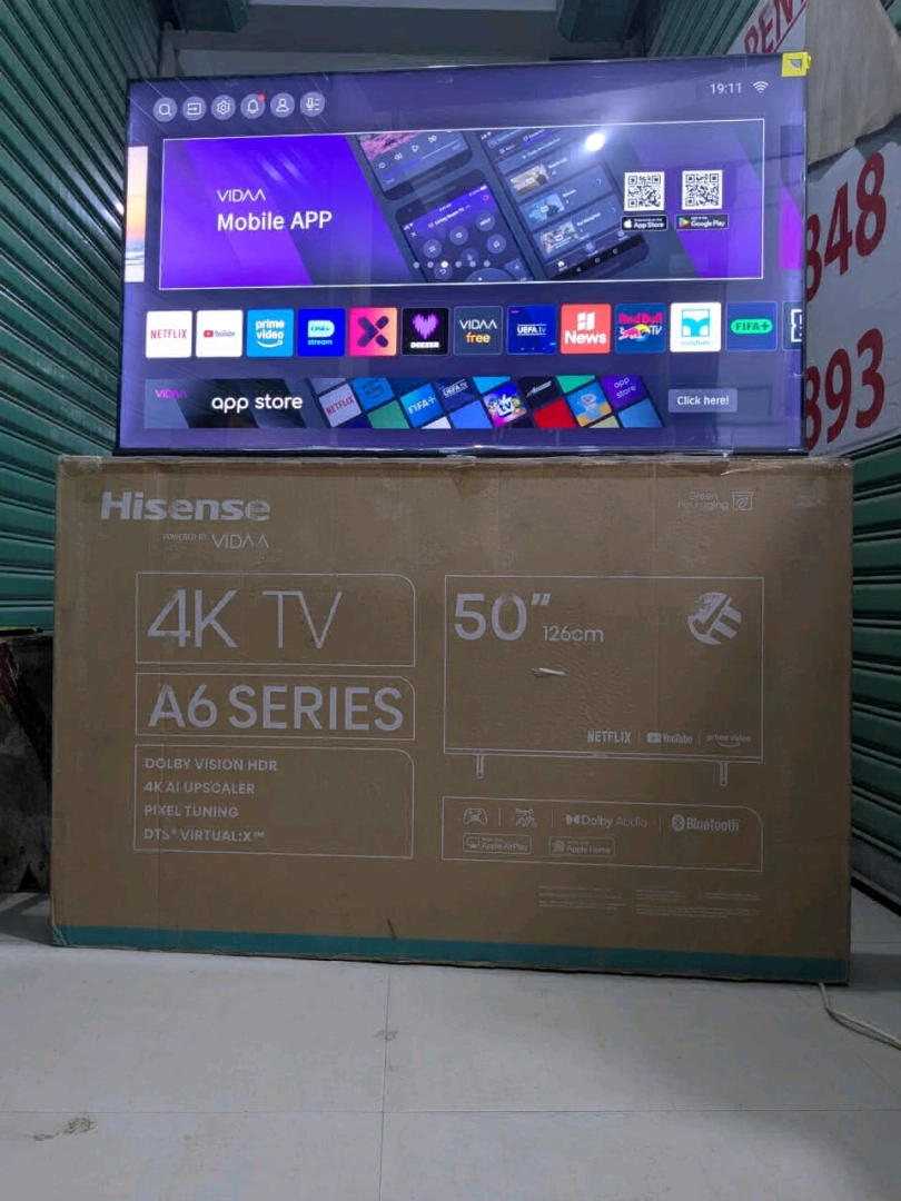 Hisense 50-inch 4K A6 Series Smart TV
