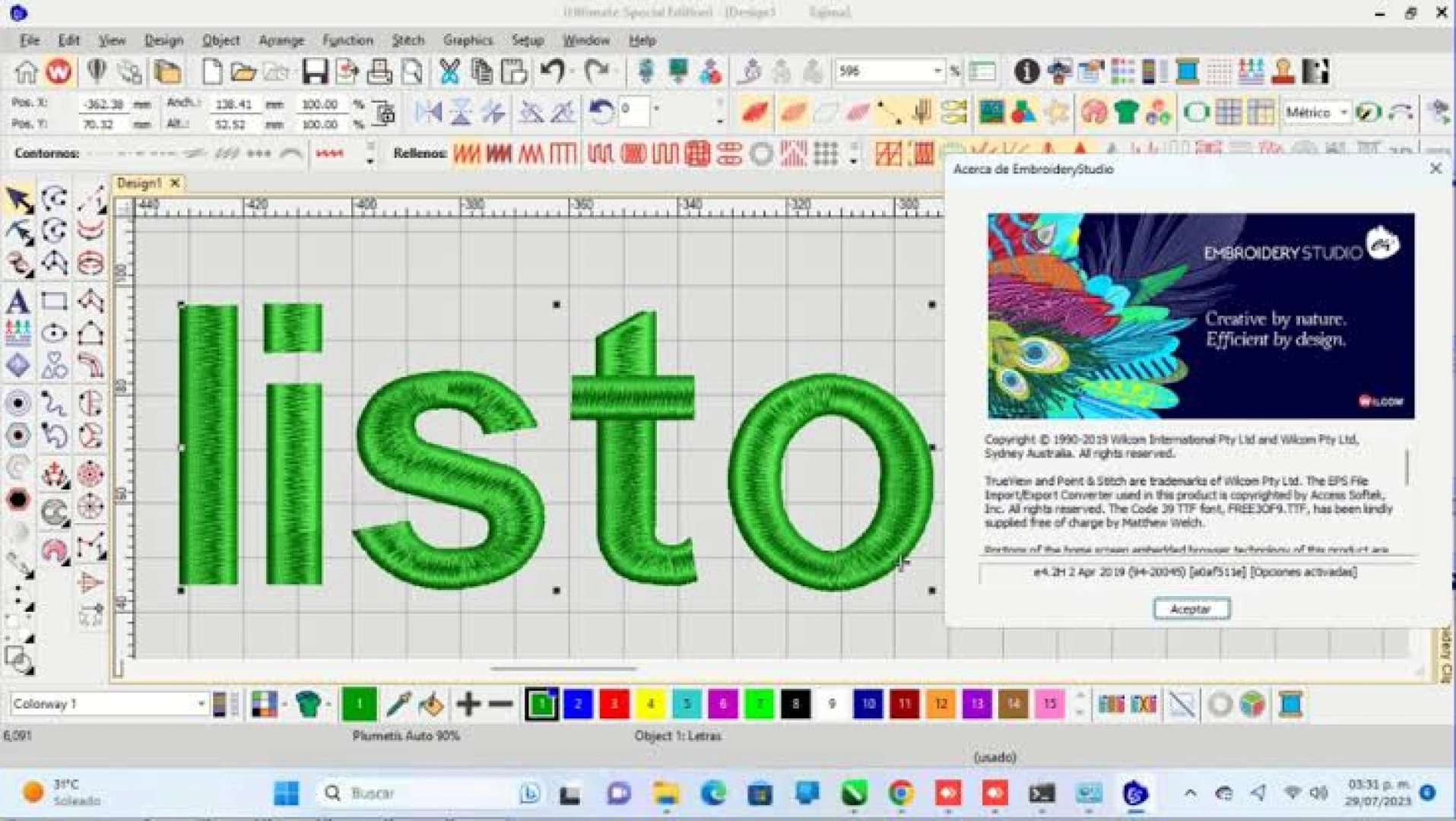 Wilcom Embroidery Studio e4 Professional Software Bundle thumbnail 4