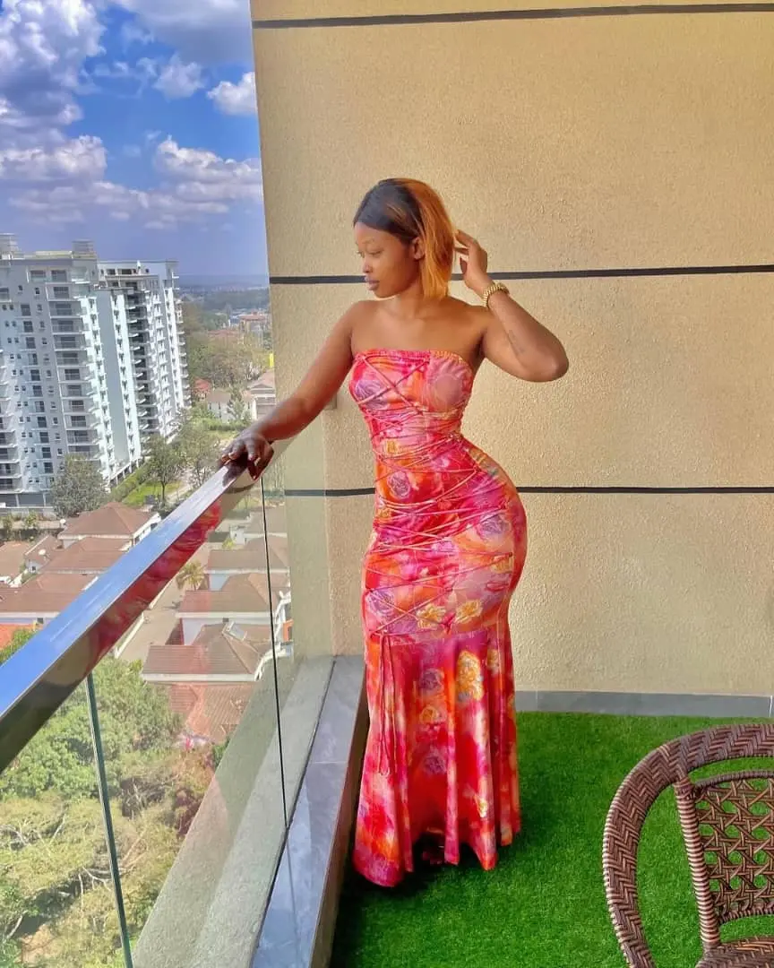Long Strapless Colorful Print Dress thumbnail 4