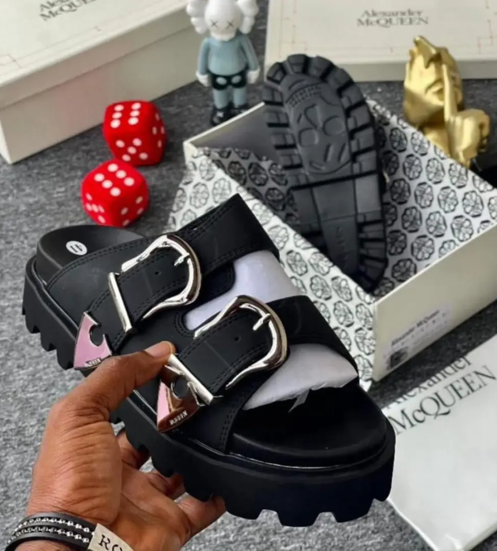 Alexander McQueen Style Slide Sandals thumbnail 5