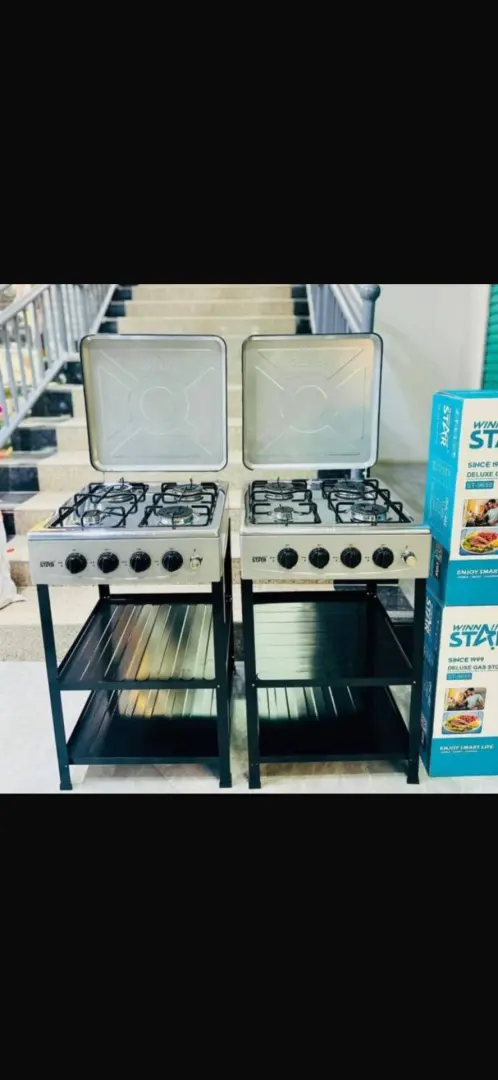 Winning Star 4-Plate Gas Cooker with 2-Year Warranty thumbnail 2