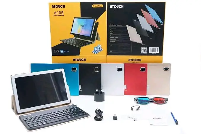 Atouch A105 MAX Tablet 4GB/256GB na Accessories