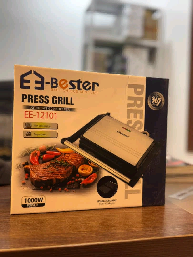 E-Bester EE-12101 Press Grill (1000W)