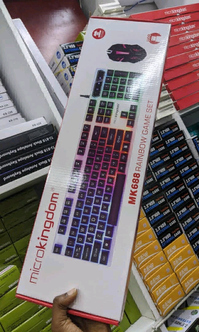 Microkingdom MK688 Wired Gaming Keyboard & Mouse Combo