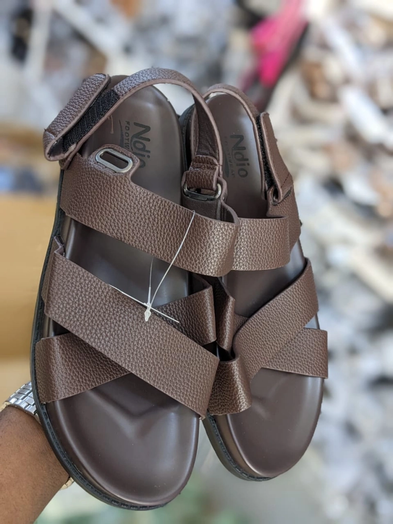 Original Brown Leather Sandals (Sendo/Ndio)