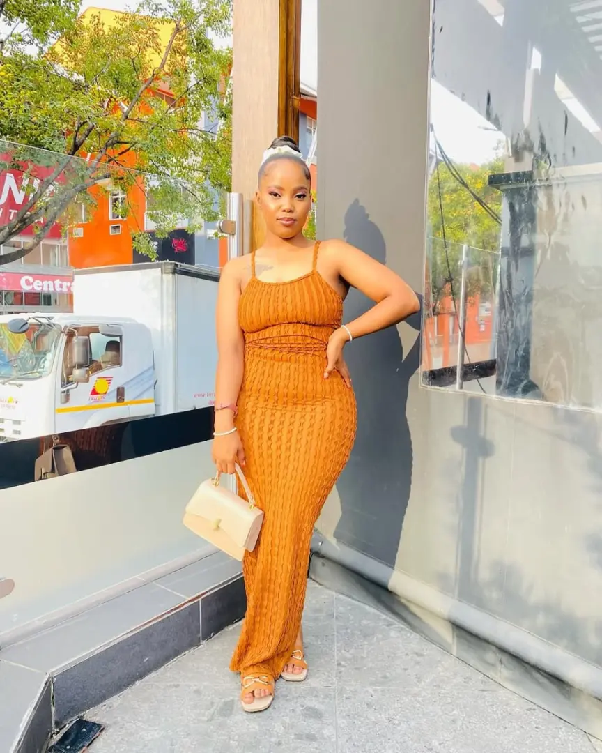 Sheer Brown Maxi Dress thumbnail 8