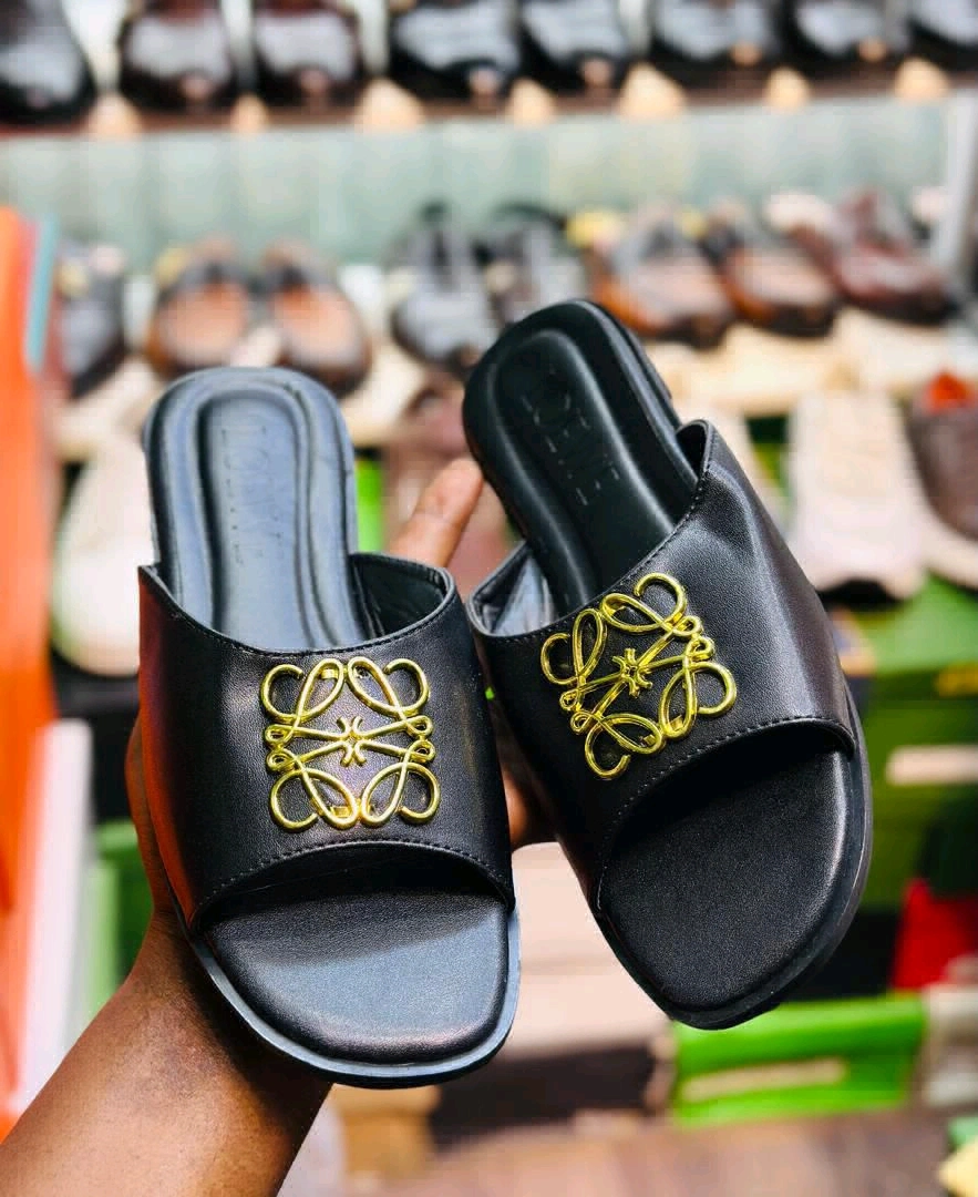 Viatu vya Kike vya Wazi (Sandals/Slippers) - Black & Brown thumbnail 9