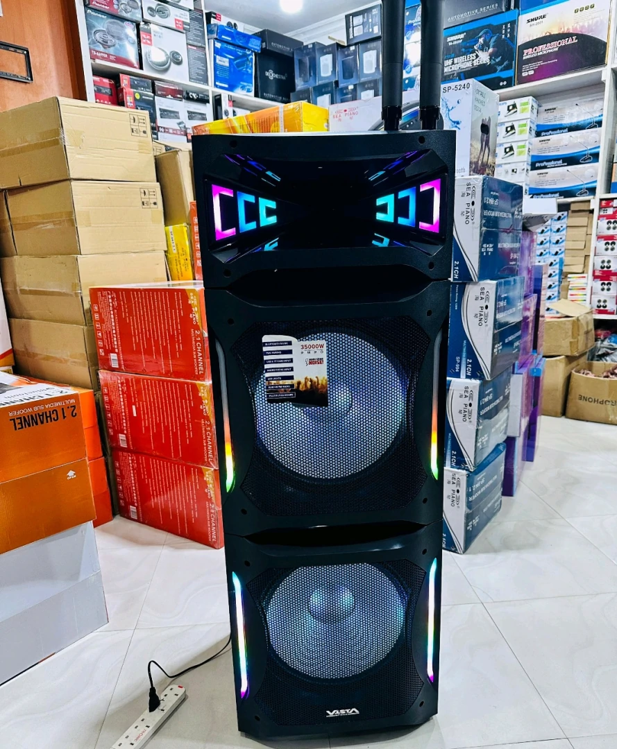 Sea Piano Vista 15-inch Portable Party Speaker with Mics
