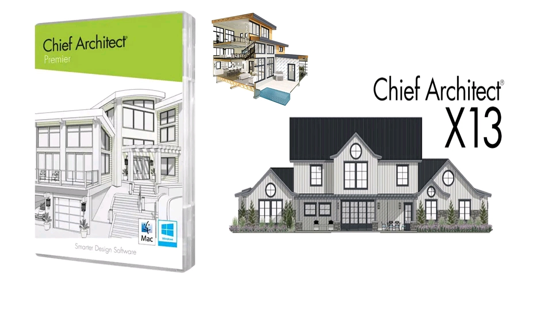 Chief Architect Premier X13 Lifetime Activated 3D Design Software