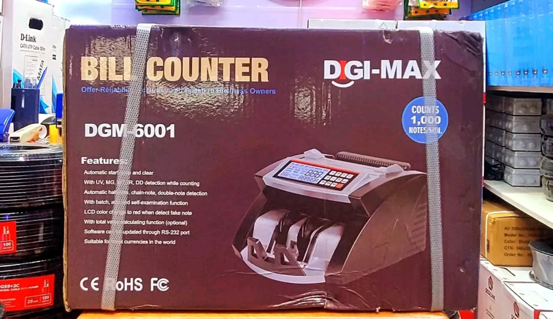 Digi-Max DGM-6001 Bill Counter Machine with Counterfeit Detection