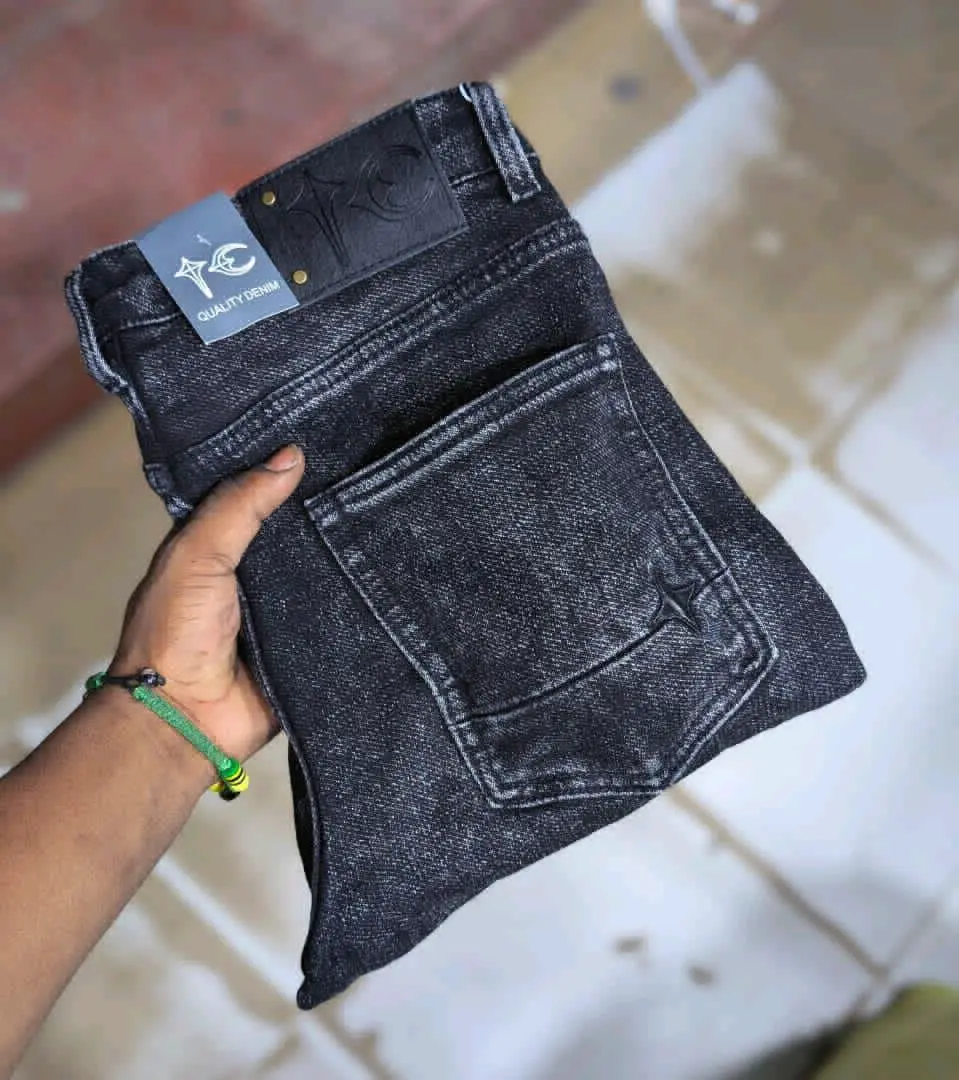 Dark Wash Denim Jeans - MRJOHNJO OUTFITS