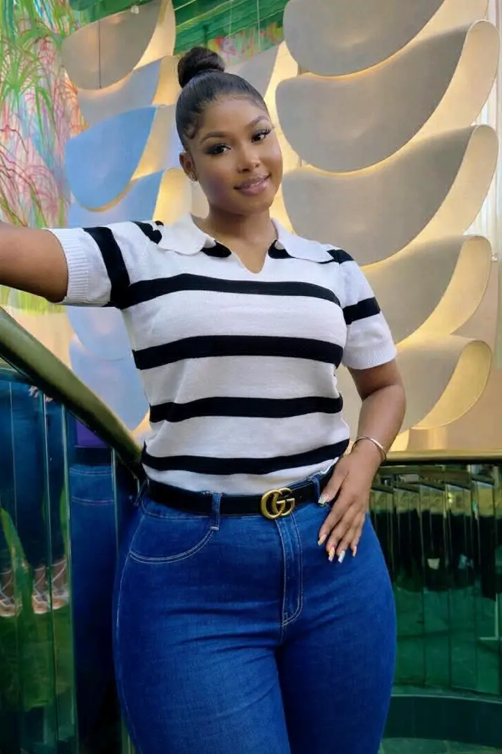 Women's Striped Polo Blouses thumbnail 3