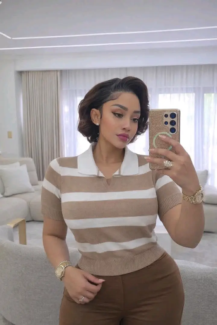 Women's Striped Polo Blouses thumbnail 7