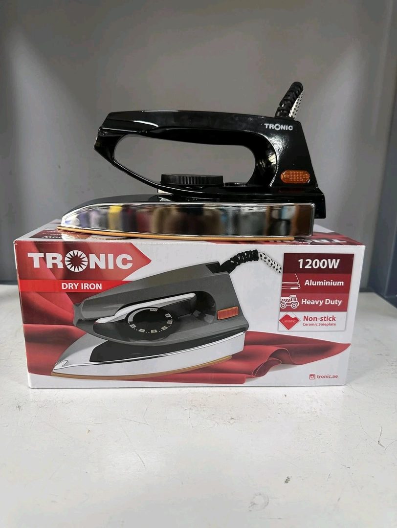 Tronic Dry Iron 1200W Non-stick Ceramic Soleplate