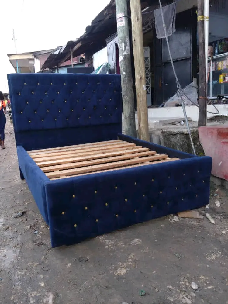 New 5x6 Upholstered Bed Frame (Ubungo) thumbnail 5