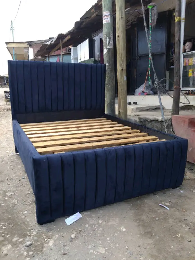 New 5x6 Upholstered Bed Frame (Ubungo) thumbnail 6