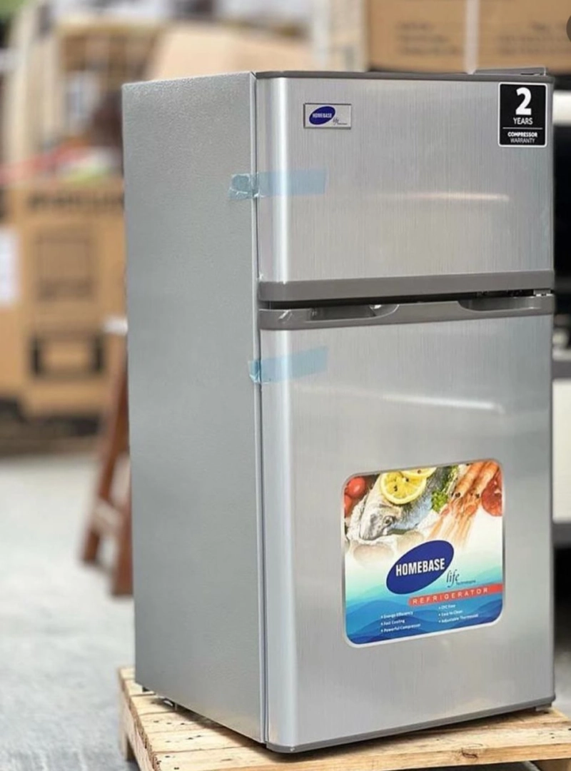 New Homebase Fridge 90 Liters Two Doors