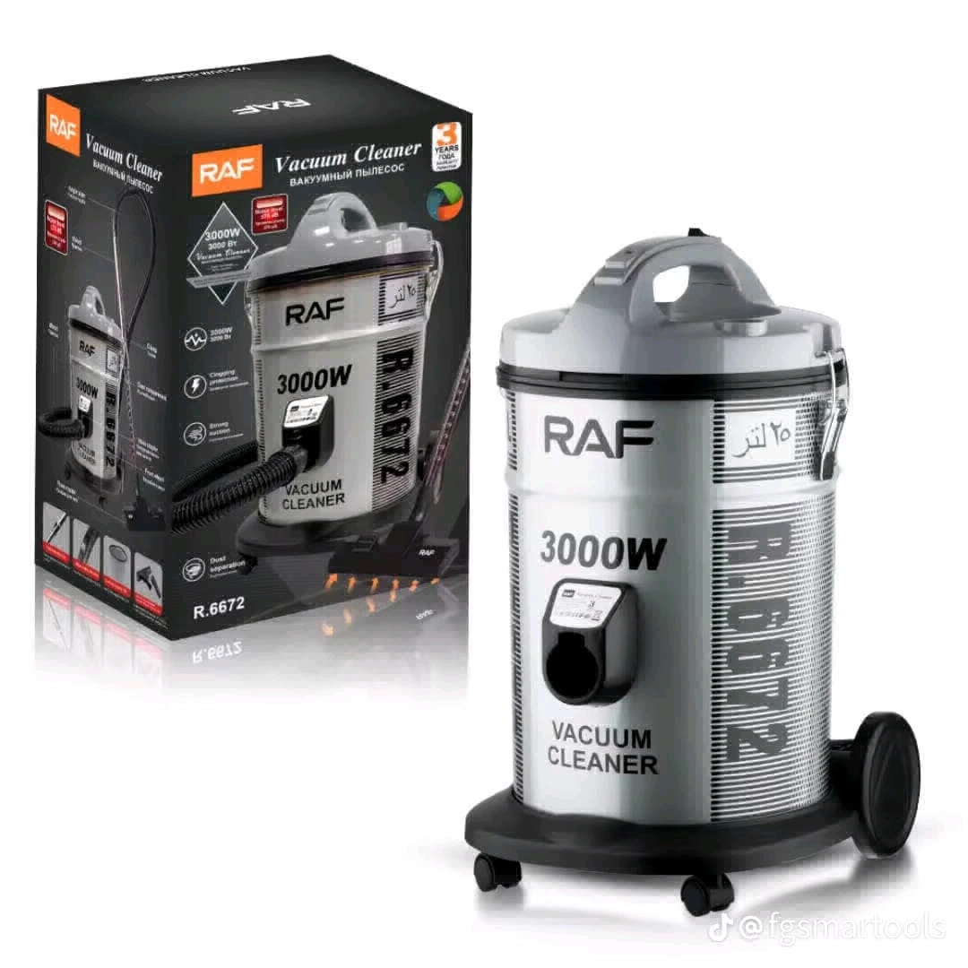 RAF R.6672 3000W Wet and Dry Vacuum Cleaner