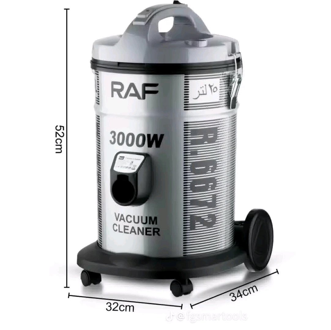 RAF R.6672 3000W Wet and Dry Vacuum Cleaner thumbnail 9