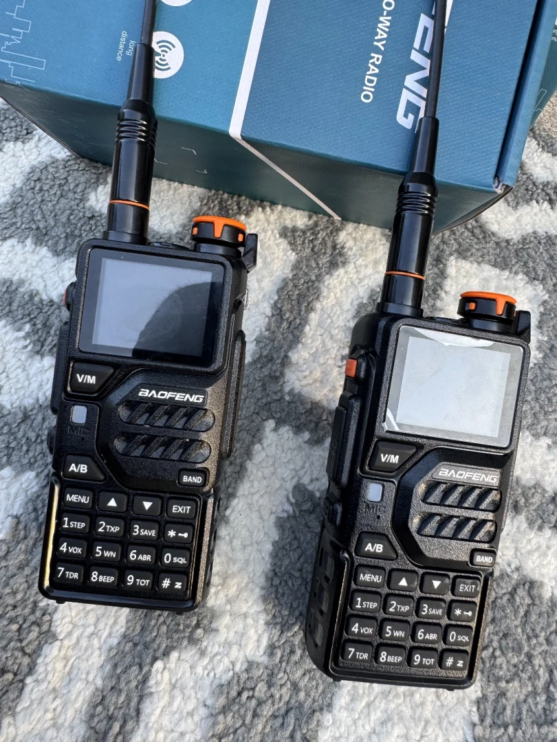 New Black Baofeng K5 PLUS Handheld Walkie Talkie