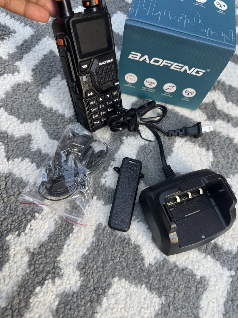 New Black Baofeng K5 PLUS Handheld Walkie Talkie thumbnail 4
