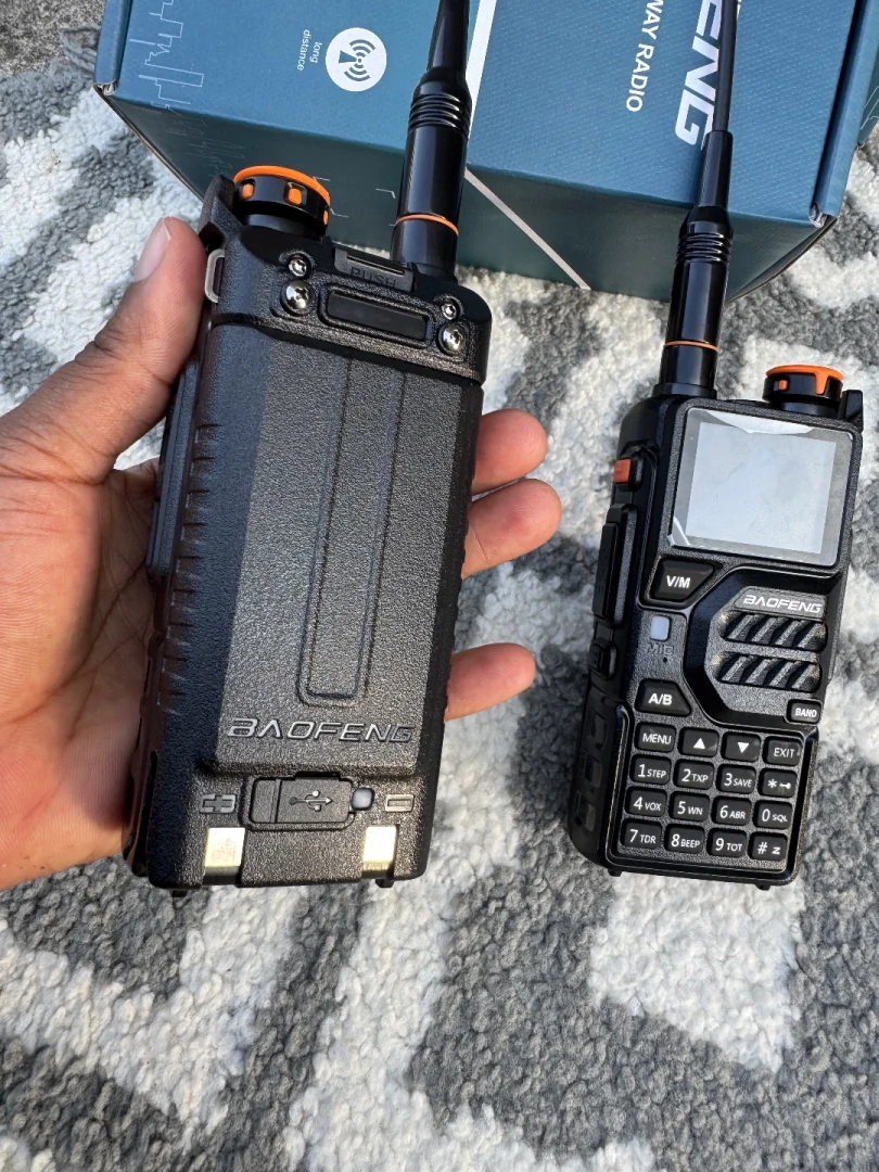 New Black Baofeng K5 PLUS Handheld Walkie Talkie thumbnail 5