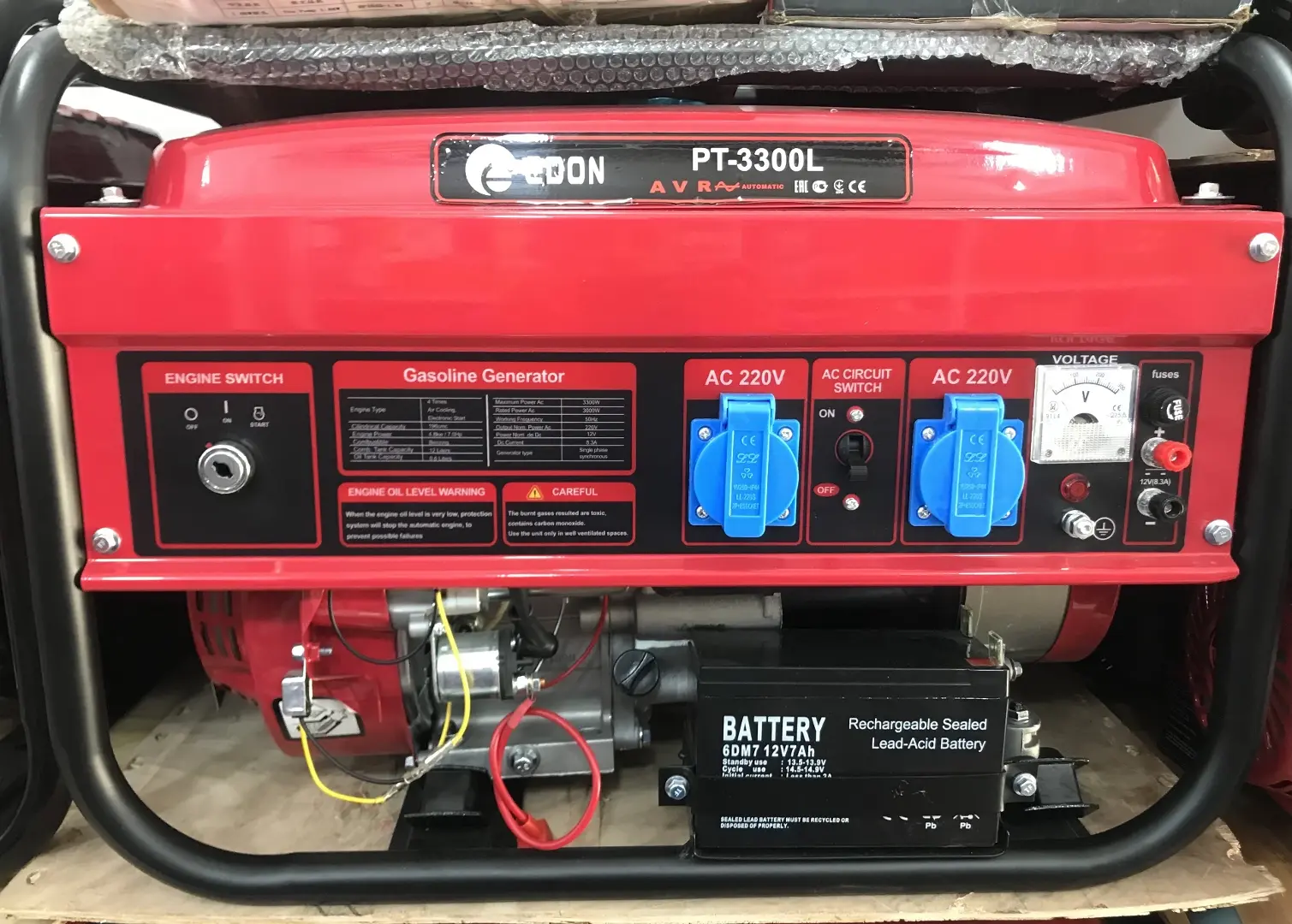 Edon PT-3300L Gasoline Generator