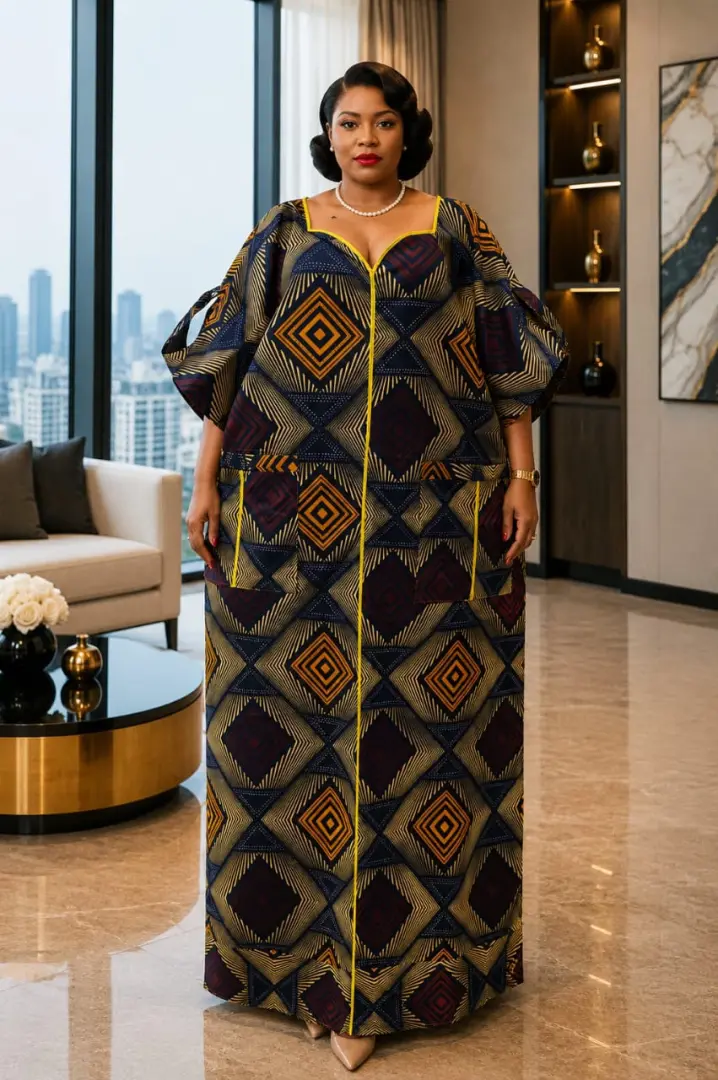 Kitenge Dress za Kisasa thumbnail 3