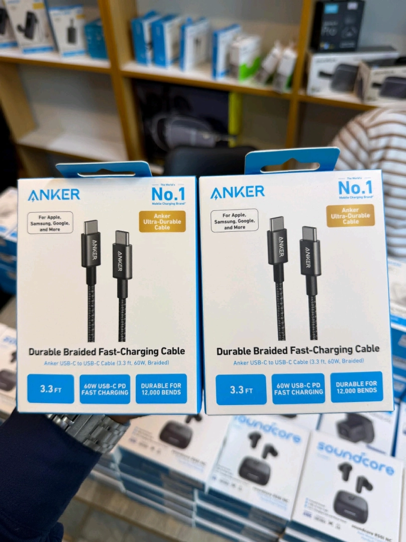 Anker USB-C to USB-C 60W Braided Cable