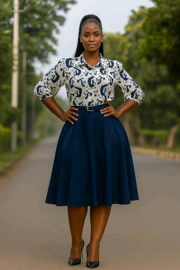 Blauzi na Sketi za Kike (A-line Skirt) thumbnail 2