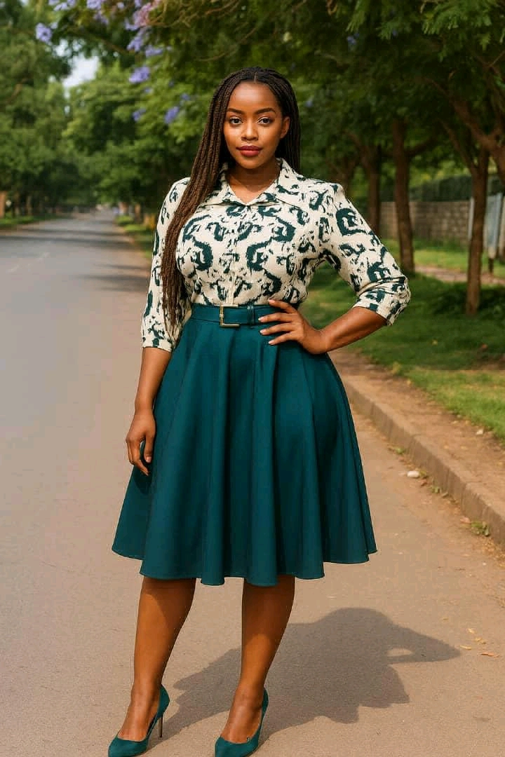 Blauzi na Sketi za Kike (A-line Skirt) thumbnail 5