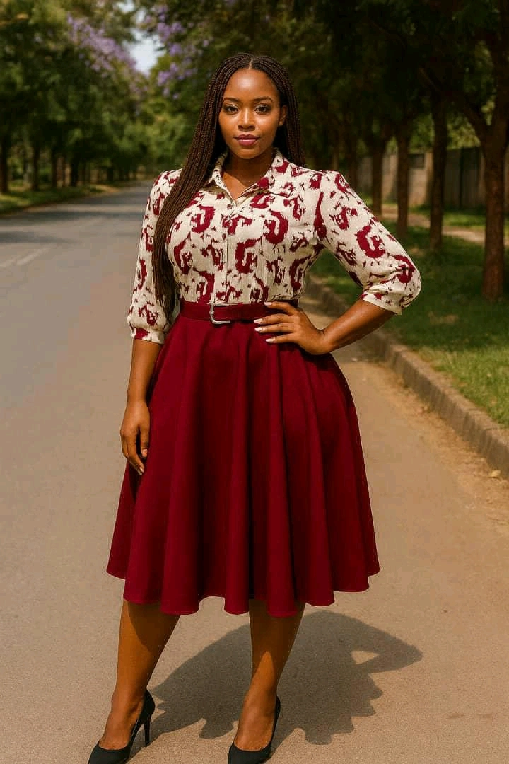 Blauzi na Sketi za Kike (A-line Skirt) thumbnail 6