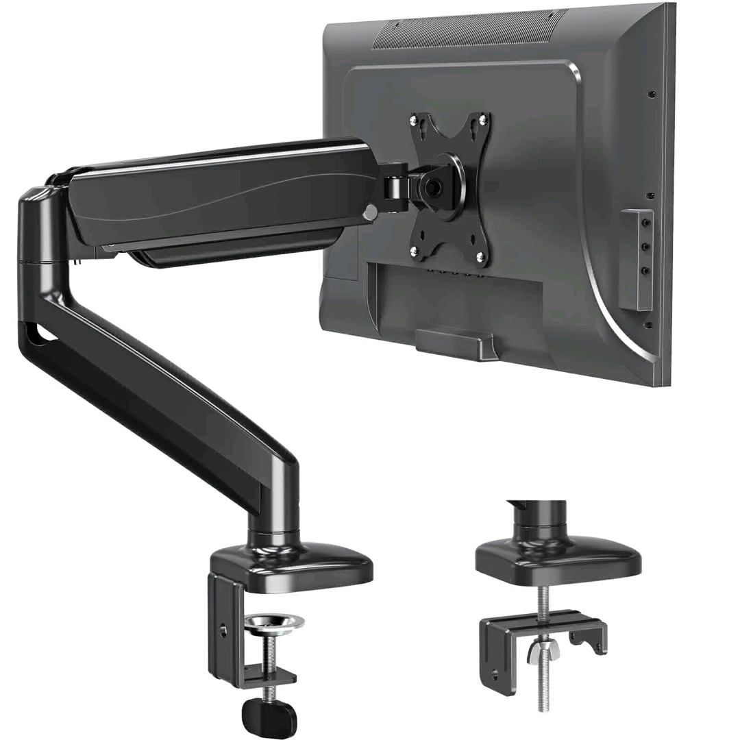Black Single Monitor Desk Mount (Monitor Arm)