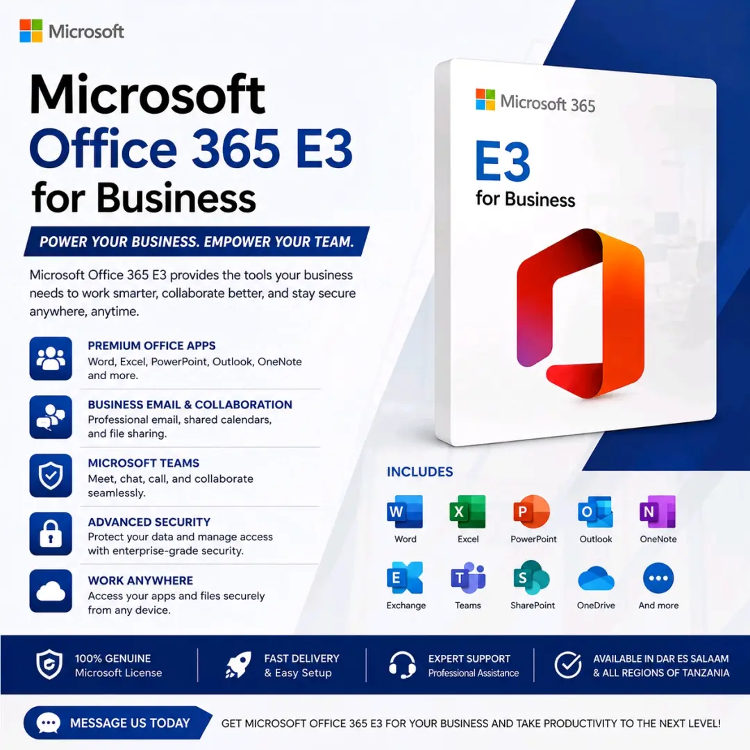 Microsoft Office 365 E3 for Business