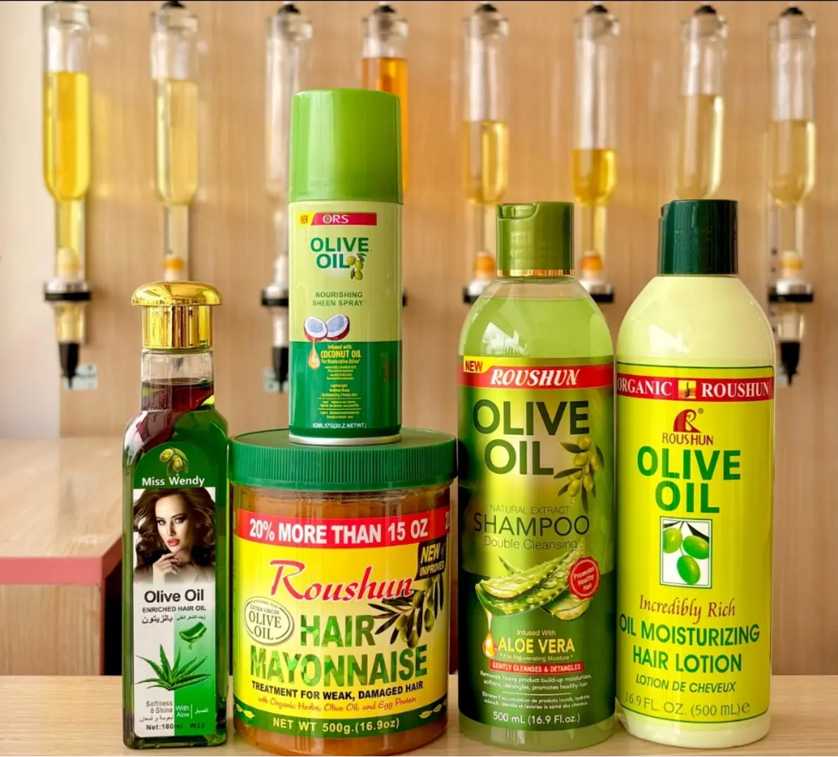 Olive Oil Hair Care Set
