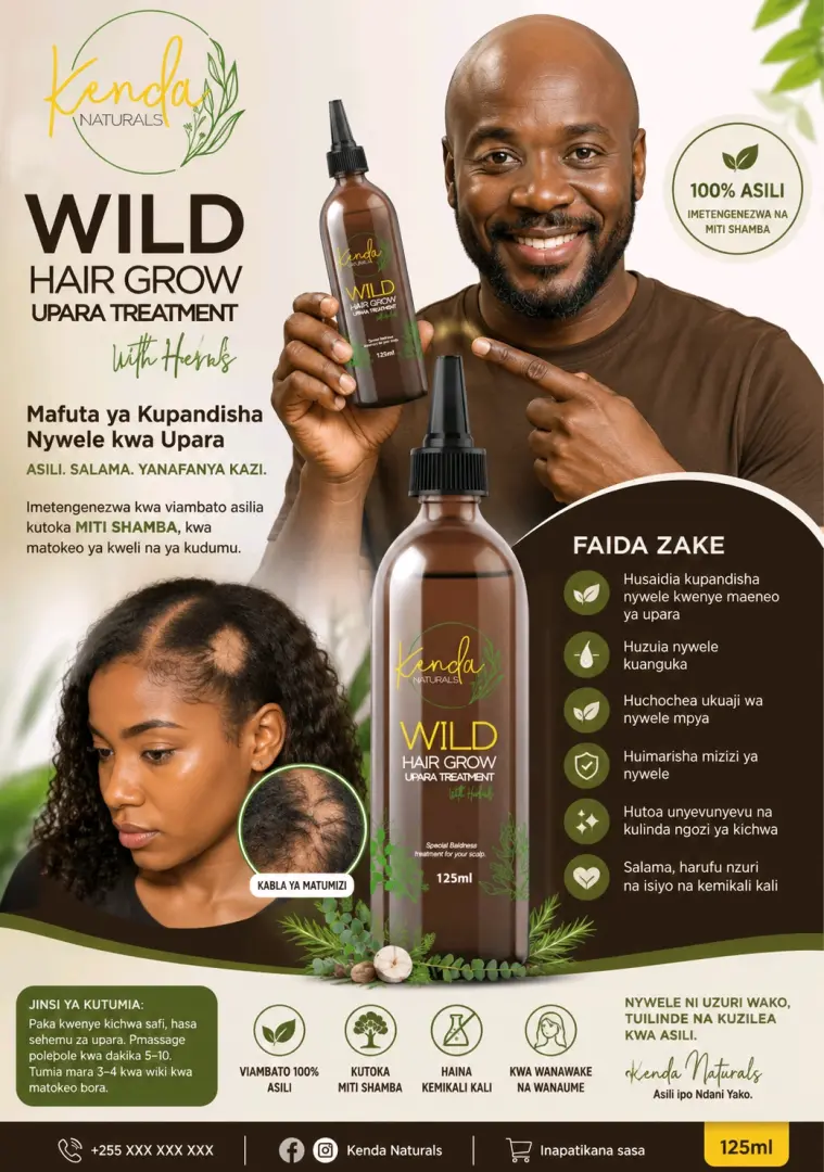 Kenda Naturals Wild Hair Grow Oil