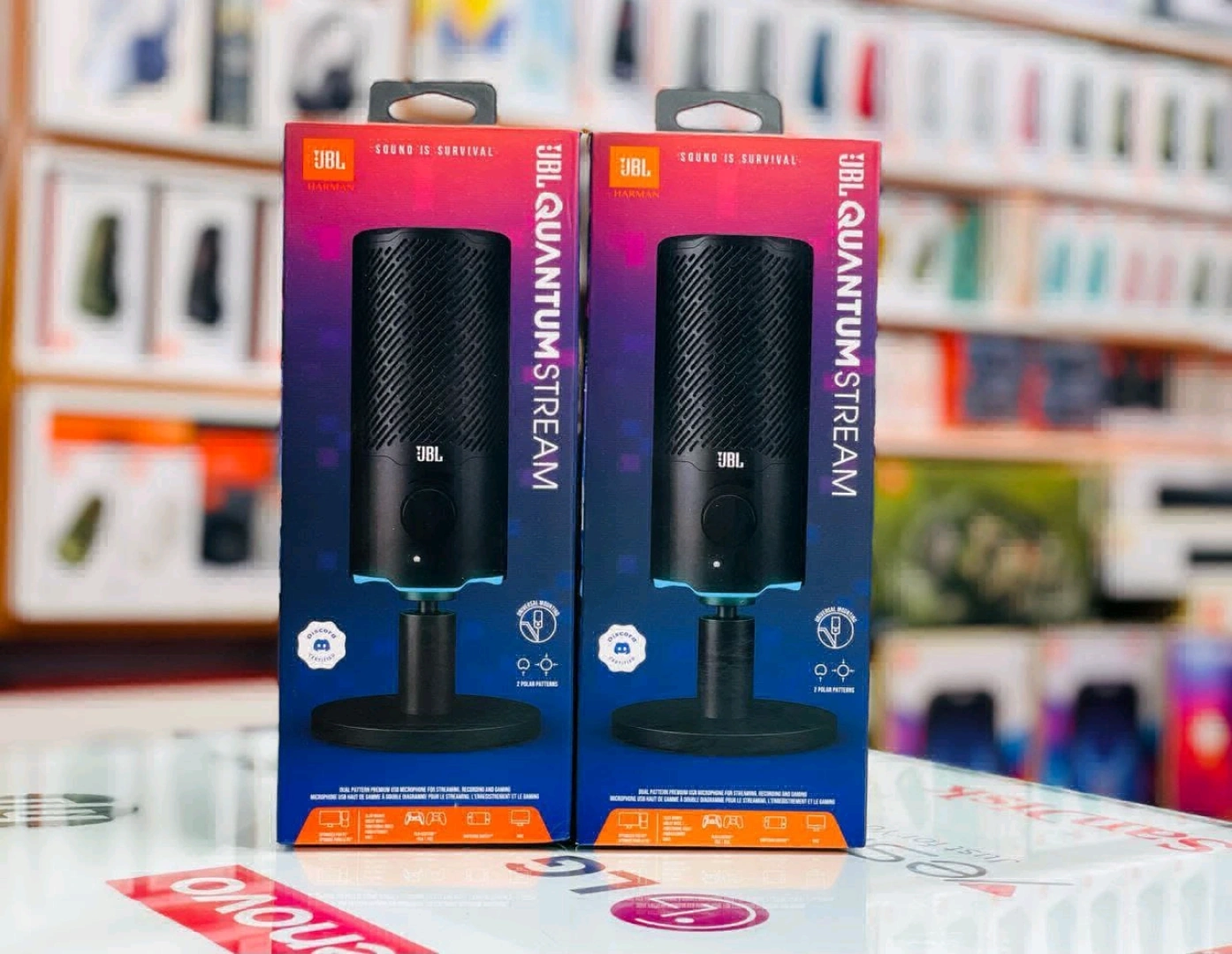 JBL Quantum Stream USB Microphone for Podcasting
