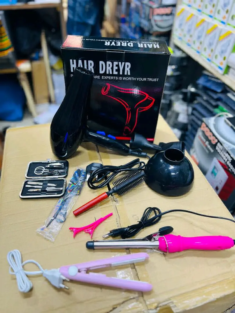 Full Set Hair Dryer & Styling Kit