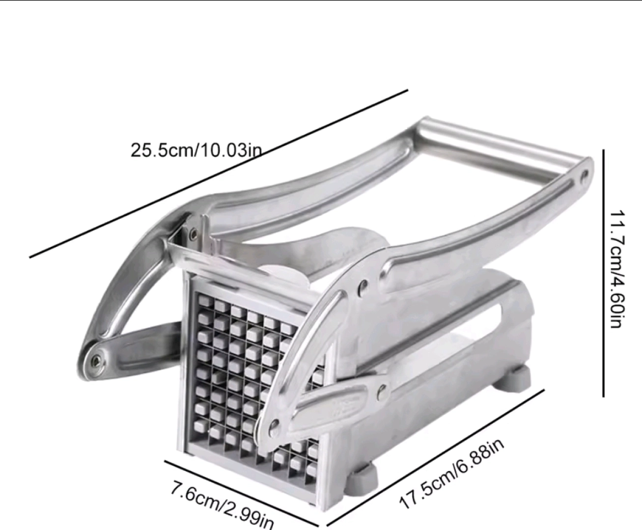 Stainless Steel Manual Potato Chipper / French Fry Cutter thumbnail 4