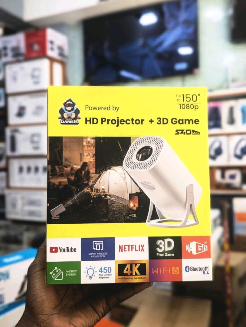 Gamer S40 Max HD Projector & 3D Game Console