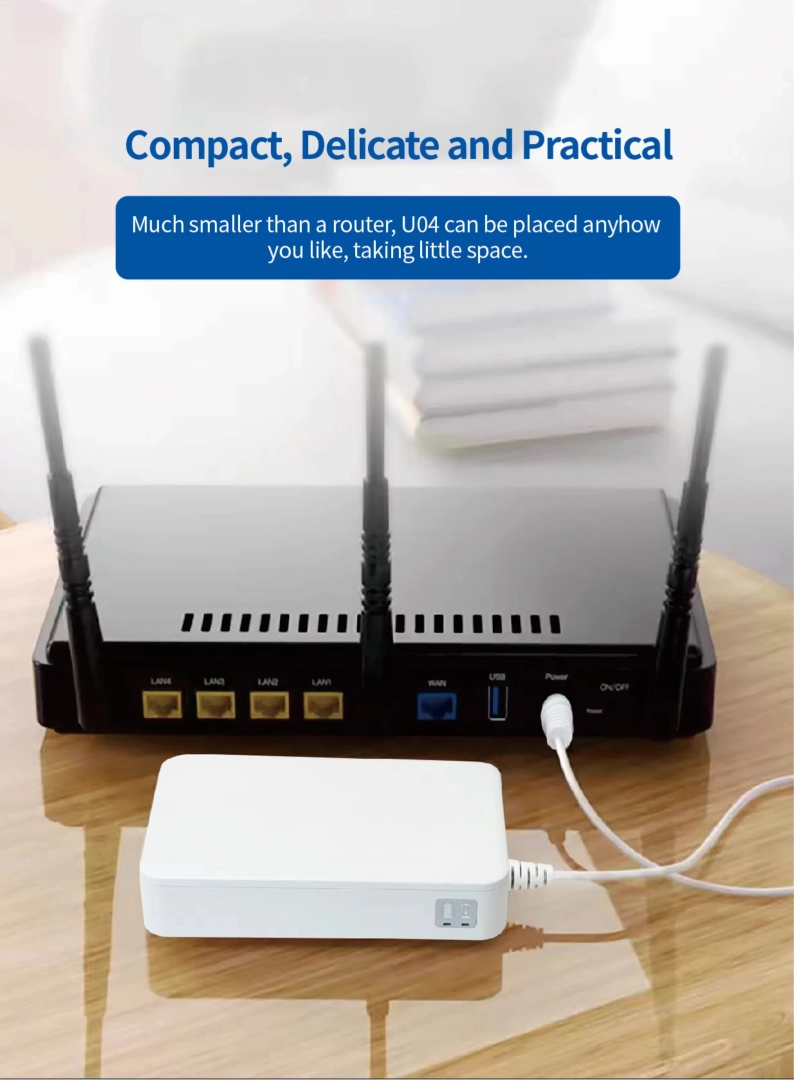 Wireless Router and Power Bank Combo